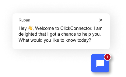 Chat Widget Message Bubble