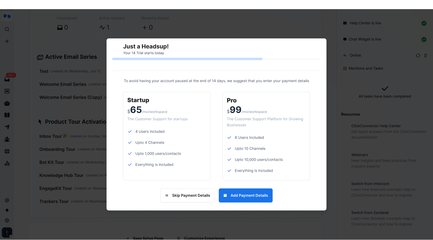 Plan Selection and Payment Preferences